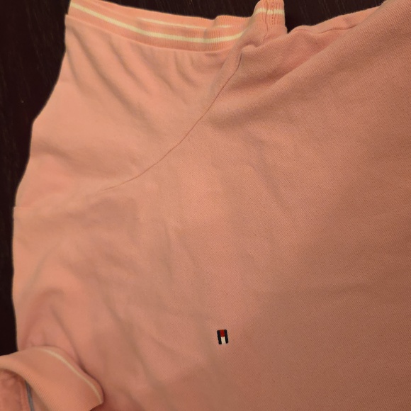Tommy Hilfiger Women's Light Pink Button Down Shirt - Picture 3 of 4